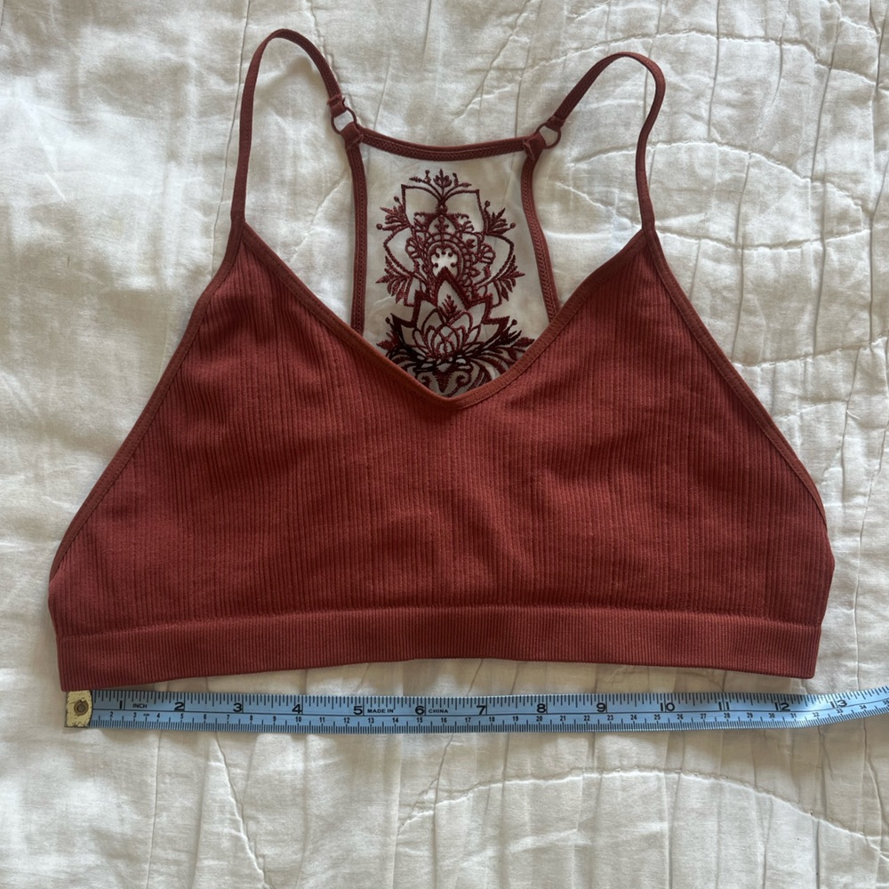 Tattoo mesh racerback bralette m/l - Picture 5 of 6